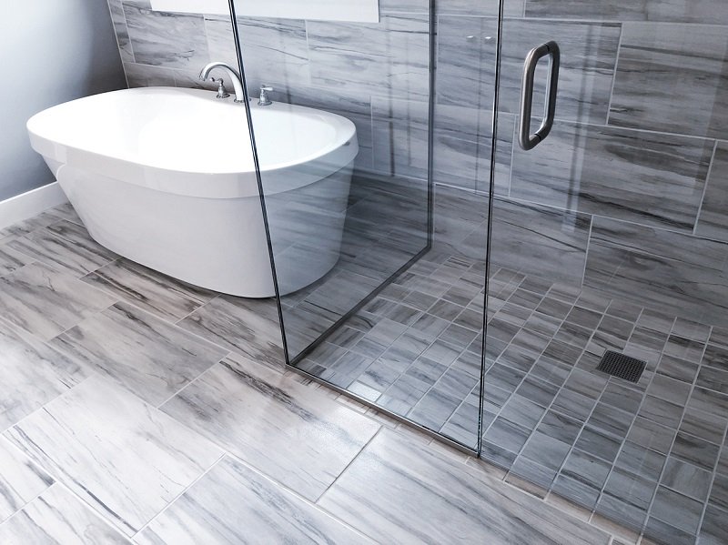 Stone look bathroom vinyl flooring Stone-Look Bathroom Vinyl Flooring Ideas
