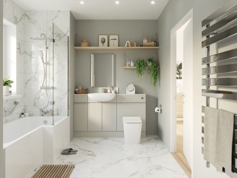 bathroom grout color ideas Bathroom Grout Color Ideas to Complement Any Tile Style